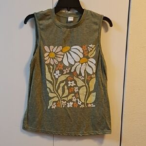 Floral Graphic Tank Top